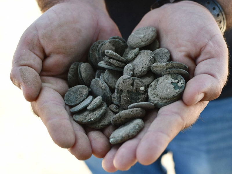 A 1700-year-old hoard of silver coins from the last Jewish revolt of antiquity